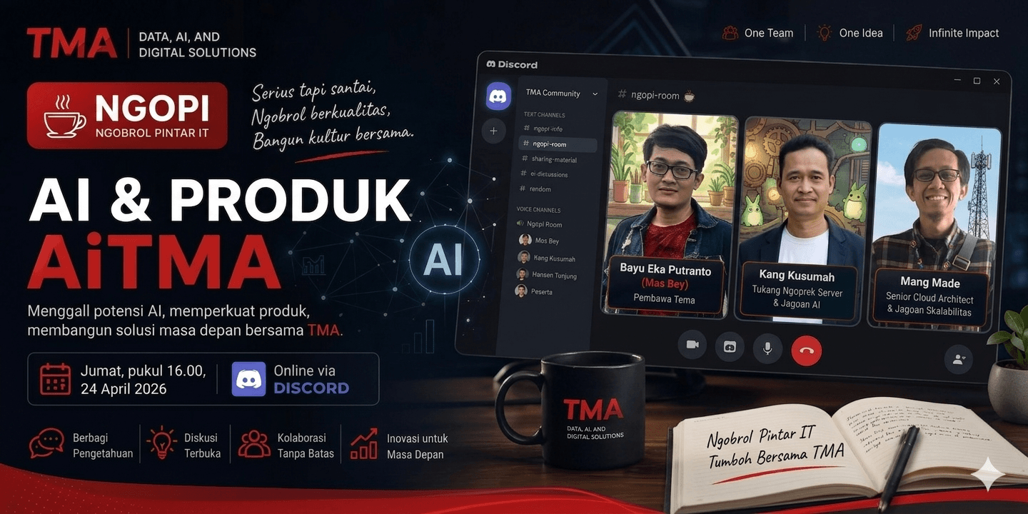 NGOPI TMA: Ngobrol Pintar IT Bahas AI dan AiTMA, Serius Tapi Santai di Discord