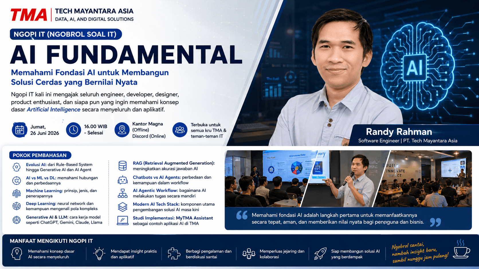 Ngopi IT: Membangun Fondasi AI untuk Menyongsong Masa Depan Digital